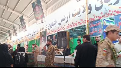 خدماترسانی موکب «رهپویان ولایت» ارتش در مرز خسروی شبانهروزی به زوار اربعین