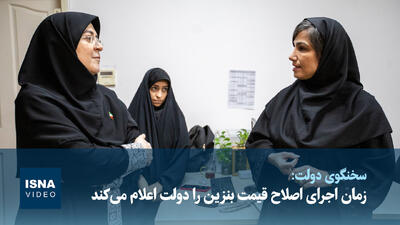 ویدیو/ سخنگوی دولت: زمان اجرای اصلاح قیمت بنزین را دولت اعلام میکند