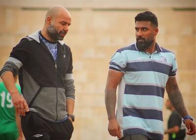  میلاد واویلا در تمرین استقلال پا به توپ شد +عکس