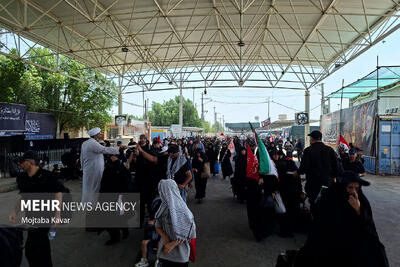  تردد زوار اربعین در مرز مهران از ۲ میلیون و ۱۰۰ هزار نفر عبور کرد