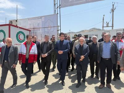  بازدید رئیس ستاد مرکزی اربعین کشور از مرز باشماق مریوان
