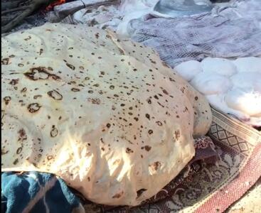  ویدئو | نان غول‌پیکر پاکستانی
