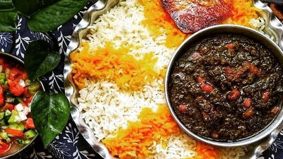  قورمه سبزی رو به این روش امتحان کنید + فیلم