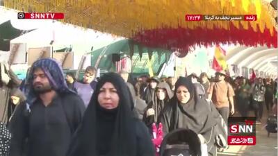  عاشقان دلداده به یاد معشوق طی طریق می‌کنند