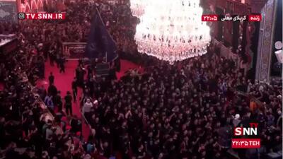  زائرین اربعین هم‌قدم و هم‌نوا در عزای سیدالشهدا(ع)