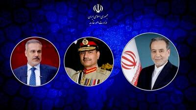  گفتگوی تلفنی وزیر خارجه ایران با فرمانده ارتش پاکستان و وزیر خارجه ترکیه