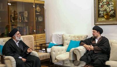  سیدحسن خمینی با سیدهادی خامنه‌ای دیدار کرد