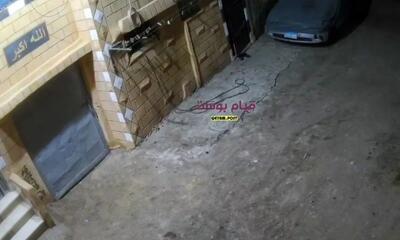  لحظه وقوع زلزله 5.5 ریشتری در مصر