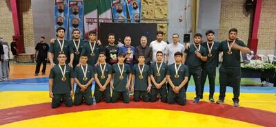  کسب عنوان سوم لیگ کشتی آزاد جوانان کشور