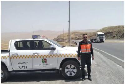 ارتقای ایمنی تردد زائران اربعین با استقرار گشتهای راهداری در نقاط پرحادثه لرستان