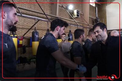  بازدید دنیامالی وزیر ورزش و جوانان از اردوی تیم ملی کوراش