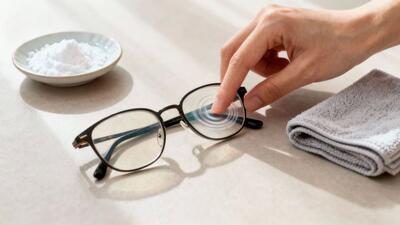  از بین بردن خط و خش شیشه عینک با جوش شیرین؛ واقعیت یا یک باور اشتباه؟