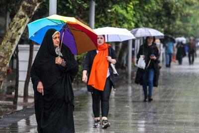  رگبار باران در ۱۰ استان/ تهران ۳۵ درجه