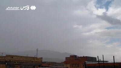  ویدئو؛ باران تابستانی در آسمان بجنورد