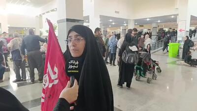 فیلم| زائر مشهدی در مرز خسروی: به نیابت از آقای شهید راهی کربلا شدم