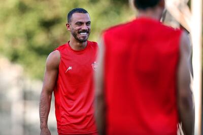  بازگشت ابوالفضل جلالی به تمرینات گروهی پرسپولیس (عکس)