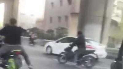  ۸ پرده از زورگیری جنجالی در بزرگراه صدر