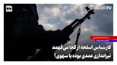  کارشناس اسلحه از کجا می‌فهمد تیراندازی عمدی بوده یا سهوی؟