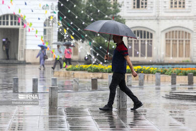 رگبار باران و رعدوبرق در ۱۰ استان