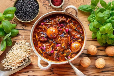 طرز تهیه خورش خلال کرمانشاهی +نکات و فوت وفنها