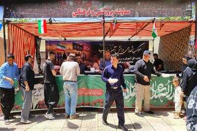  خدمت‌رسانی موکب‌های سنندج تا پایان موج بازگشت زائران اربعین