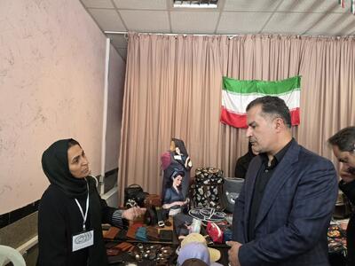  نمایشگاه بزرگ صنایع‌دستی کارآفرینان رزن  راه‌اندازی شد