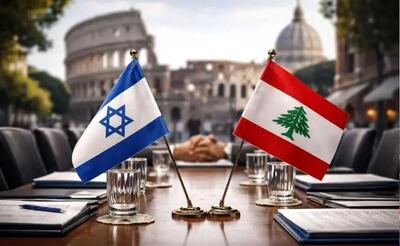 هیئت دولت لبنان برای مذاکره با اسرائیل عازم رم شد