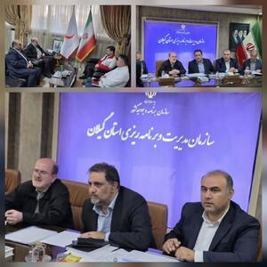 پیگیری مطالبات مردم لنگرود در سازمان برنامه و بودجه و هلالاحمر گیلان