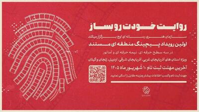  نخستین رویداد «پیچینگ مستند» در شمال‌ غرب ایران برگزار می‌شود