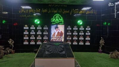  تصاویر رهبر شهید زینت بخش مواکب اربعینی شد