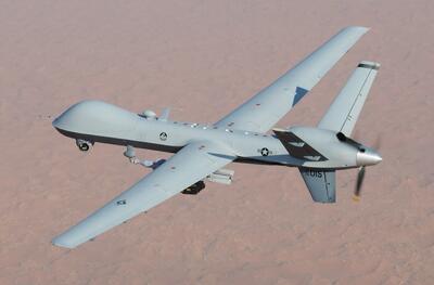 سپاه: پهپاد آمریکایی MQ-9 بر فراز تنگه هرمز منهدم شد