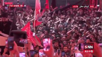  عزاداری دسته ایرانی ها در حرم سید الشهدا (ع)