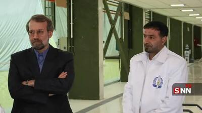 عکس منتشر نشده از شهیدان طهرانی مقدم و لاریجانی در یک قاب