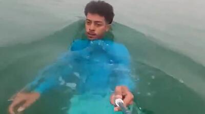  مهاجرت به اسپانیا با شنا کردن تا خاک اسپانیا!