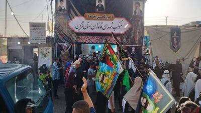 خدمت رسانی موکب شهدای قاقازان به زائران حسینی+ فیلم
