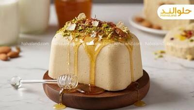 حلوای بوتیکی شیرعسل خرمایی خوش طعم