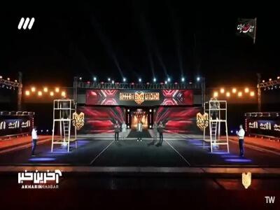  خوشحالی شرکت کننده از پیروزی در مرحله لیفت وزنه 220 کیلو گرمی!