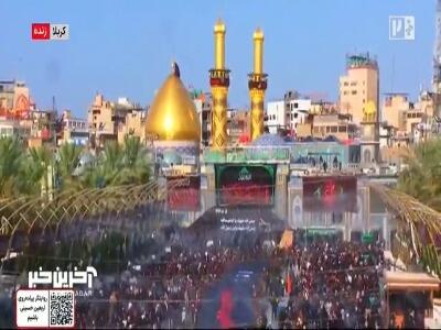  تصاویری از حال و هوای بین الحرمین، ظهر اربعین حسینی