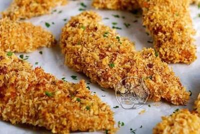  فیله مرغ سوخاری رستورانی