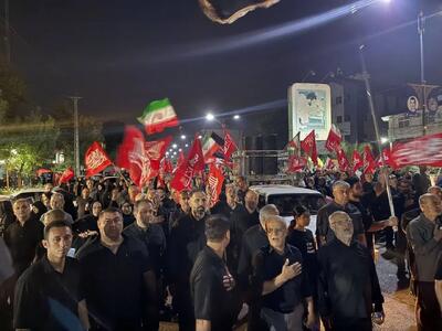  حضور سرپرست اداره ورزش و جوانان گیلان در مراسم عزاداری اربعین حسینی