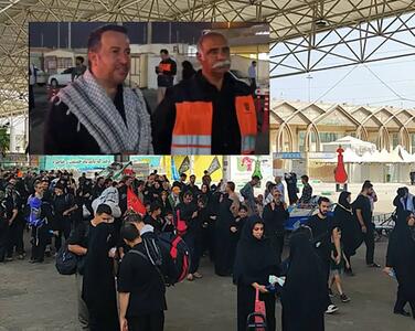  خدمات‌رسانی به زئران اربعین در مرز شلمچه به‌صورت شبانه‌روزی در جریان است