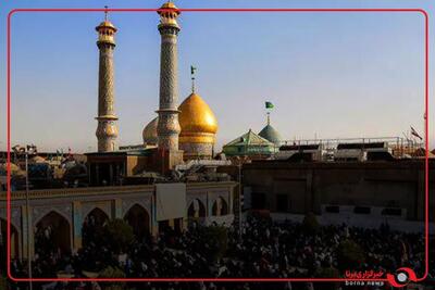  حرم حضرت عبدالعظیم (ع) مملو از عاشقان حسینی شد