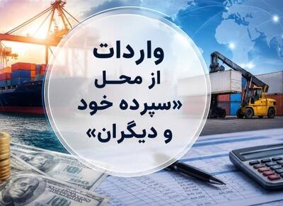 واردات از محل سپرده خود و دیگران کلیدخورد - اکونیوز