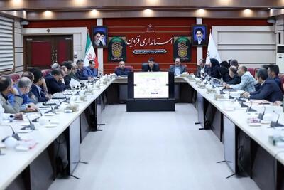  30 پرونده در جلسه کارگروه امور زیربنایی استان قزوین بررسی شد