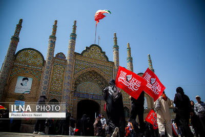  پیاده‌روی جاماندگان اربعین در قزوین