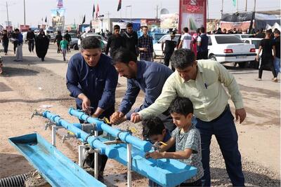  استمرار پایش کیفیت آب در مرزهای شلمچه و چذابه تا آخرین لحظه تردد زائران