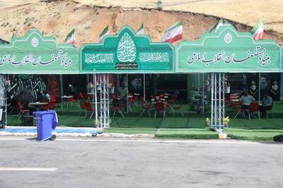 سفره بنیاد مستضغفان در تمرچین پیرانشهر با روزانه هفت هزار پُرس غذای گرم + فیلم