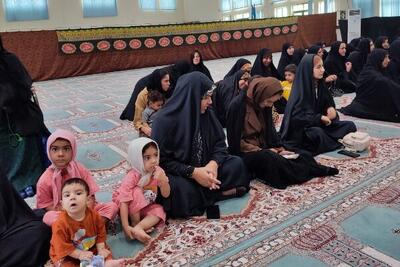  آیین جاماندگان اربعین در مصلی نماز جمعه مارگون برگزار شد