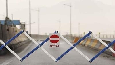 انسداد مسیر شمال به جنوب جاده چالوس و آزادراه تهران - شمال تا اطلاع ثانوی