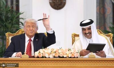  گفت‌وگوی ترامپ و امیر قطر با محوریت تنگه هرمز
